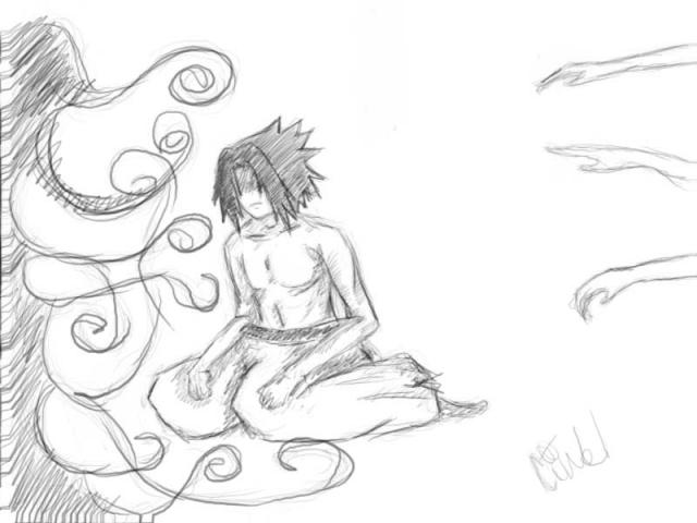 Sasuke: darkness is calling me - sketch