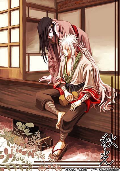 Jiraiya a Orochimaru