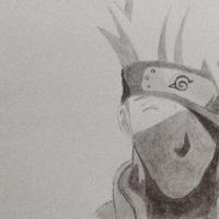 smiling kakashi :)