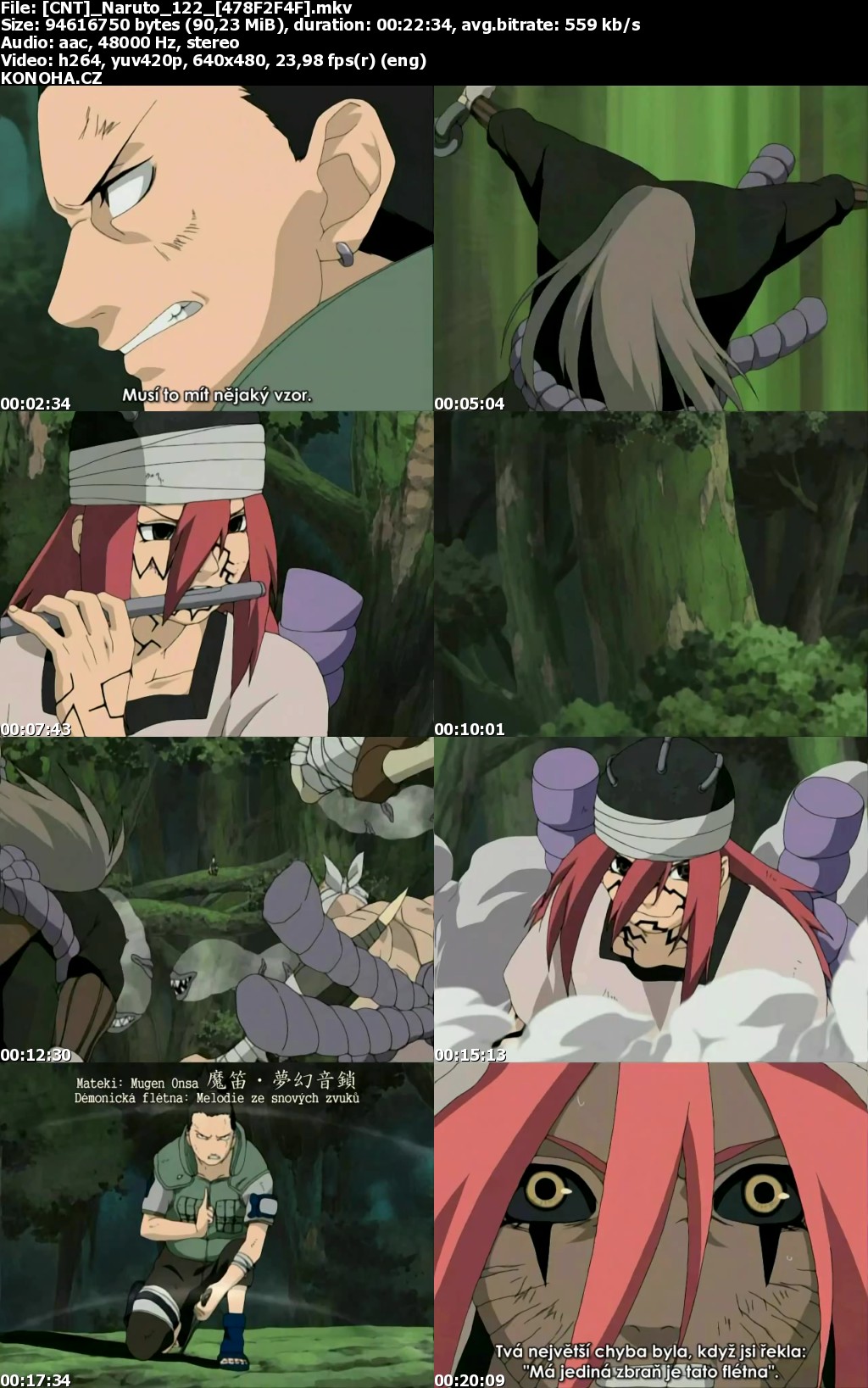 naruto original episode 122